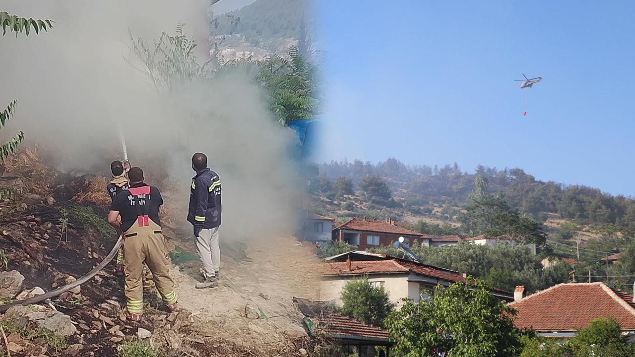 Manisa’da Orman Yangını: Müdahale Sürüyor, Bir Mahalle Tahliye Edildi