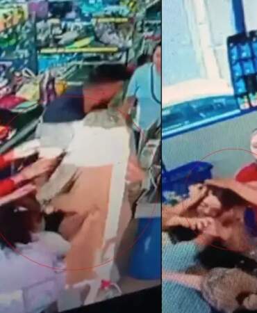 Markette Dehşet Anları! Kadını Feci Şekilde Darp Etti, Serbest Kaldı… Bakın Kim Çıktı