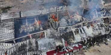 Mersin’de Pamuk Deposunda Yangın