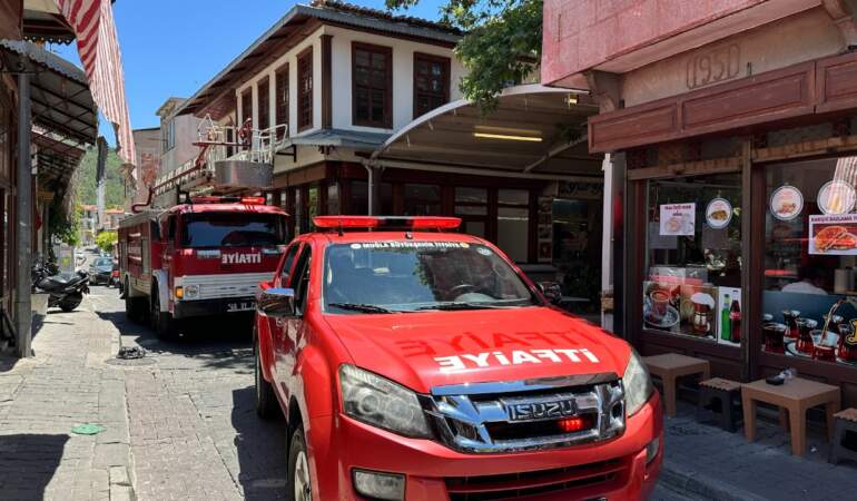 Muğla’da Yangın Paniği
