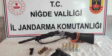 Niğde’de Ruhsatsız Silah Operasyonu