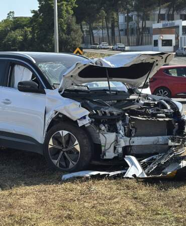 Samsun’da Otomobil ve Cip Çarpıştı
