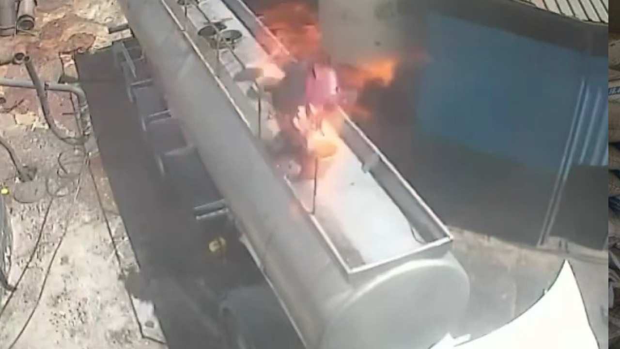 Sigara Nedeniyle Patlayan Tanker Ağır Yaralanmasına Neden Oldu