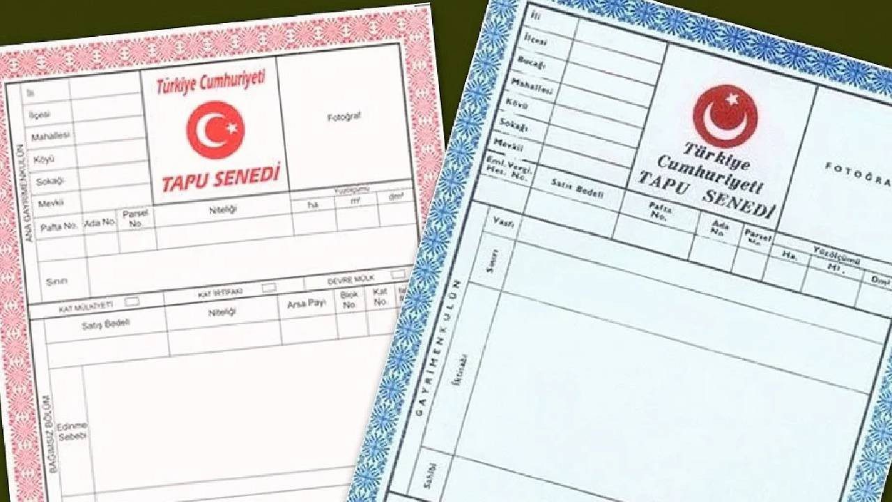Tapu Renkleri Ne Anlama Geliyor? Mavi ve Kırmızı Tapu Arasındaki Farklar Nelerdir?