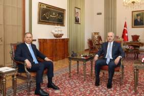 TBMM Başkanı Kurtulmuş, Bakan Yerlikaya ile Görüştü