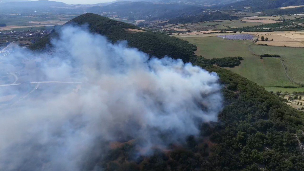 Tokat’ta Orman Yangını! 20 Dönüm Küle Döndü