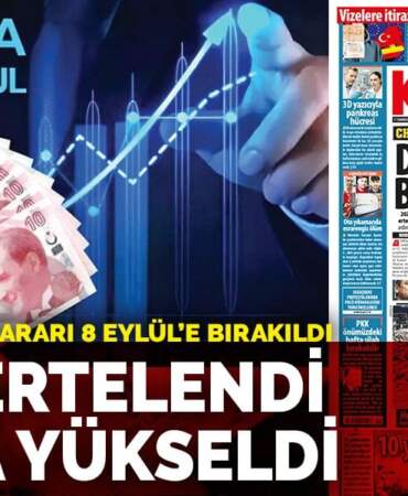 CHP Kurultayı kararı 8 Eylül’e bırakıldı: Dava ertelendi borsa yükseldi