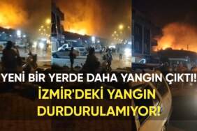 İzmir’deki yangınlar bir türlü durdurulamıyor! Yeni çıkan yangın yerleşim bölgesini tehdit ediyor: Vatandaşlar caddelere döküldü