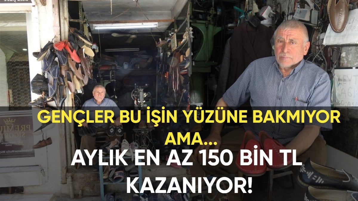 Ayda en az 100 bin TL kazanıyor! 60 yıllık baba mesleği: Çırak gelmiyor ama bu işte çok para var