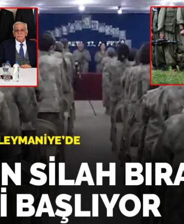 PKK’nın silah bırakma süreci başlıyor: Tarihi tören Süleymaniye’de düzenlenecek