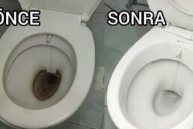 Klozette kireçle de kimyasalla da vedalaşın! Haftada bir klozete dökün, temizlik kendiliğinden gelsin…