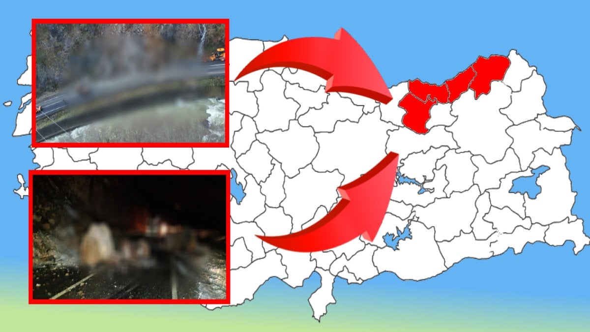 Karadeniz’de alarm verildi! Ulaşımda güvenlik riski: Gümüşhane, Trabzon, Rize, Artvin güzergahlarını kullananlar dikkat