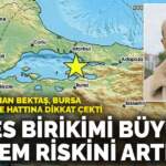 Prof. Dr. Osman Bektaş, Bursa ve Çanakkale hattına dikkat çekti: Stres birikimi büyük deprem riskini artırdı