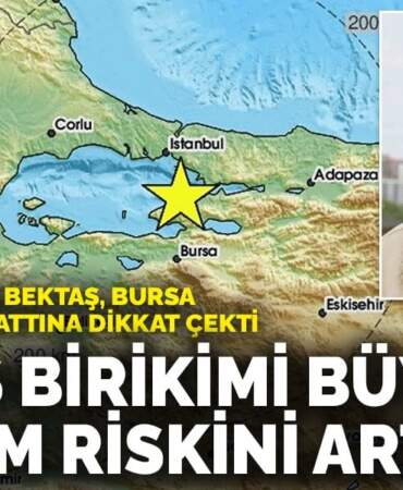 Prof. Dr. Osman Bektaş, Bursa ve Çanakkale hattına dikkat çekti: Stres birikimi büyük deprem riskini artırdı