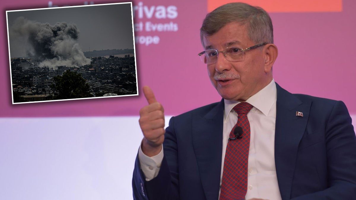 Davutoğlu, Economist Impact Zirvesi için Atina’da: Gazze, İsrail ile Filistin arasında bir sorun değil; insani bir krizdir