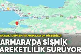 Son dakika! Marmara’da sismik hareketlilik sürüyor: Bursa’daki deprem İstanbul’da da hissedildi