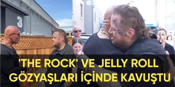 İki dev ismin 10 yıllık sırrı ortaya çıktı! Dwayne ‘The Rock’ Johnson ve Jelly Roll gözyaşları içinde kavuştu