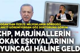 Erdoğan’dan Özel’e: Milyonların gördüğü hakareti göremiyorsan göz doktoruna görün