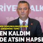Özgür Özel’den dokunulmazlığının kaldırılması girişimine tepki: Bir ben kaldım, beni de atsın hapse