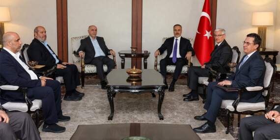 Bakan Fidan Ankara’da Hamas heyetiyle görüştü