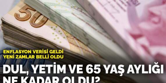 Temmuz zammıyla yeni maaşlar belli oldu! Dul, yetim ve 65 yaş aylıkları ne kadar oldu?