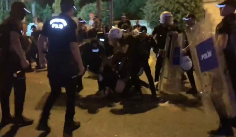 Saraçhane’de gözaltına alınan 34 kişi adliyeye sevk edildi