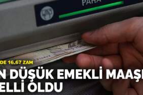 En düşük emekli maaşı belli oldu