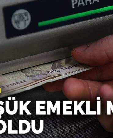 En düşük emekli maaşı belli oldu