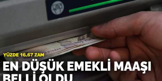 En düşük emekli maaşı belli oldu
