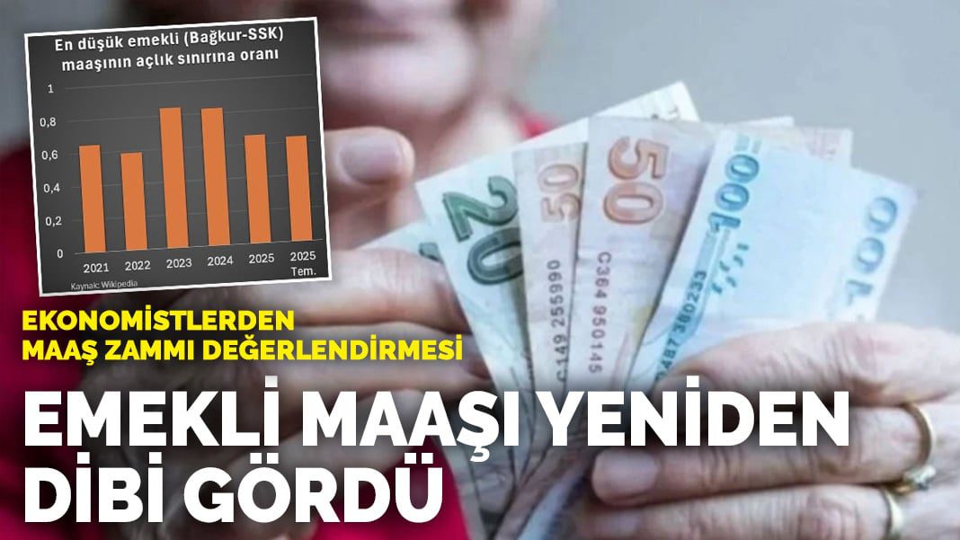 Ekonomistlerden maaş zammı değerlendirmesi: Emekli maaşı yeniden dibi gördü
