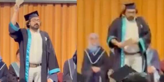 Boğaziçi’nde mezuniyet törenine damga vuran protesto! Diplomasını yırttı attı: “Bu istibdat rejiminin diploması hükümsüzdür”