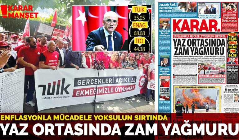 Enflasyonla mücadele yoksulun sırtında: Yaz ortasında zam yağmuru