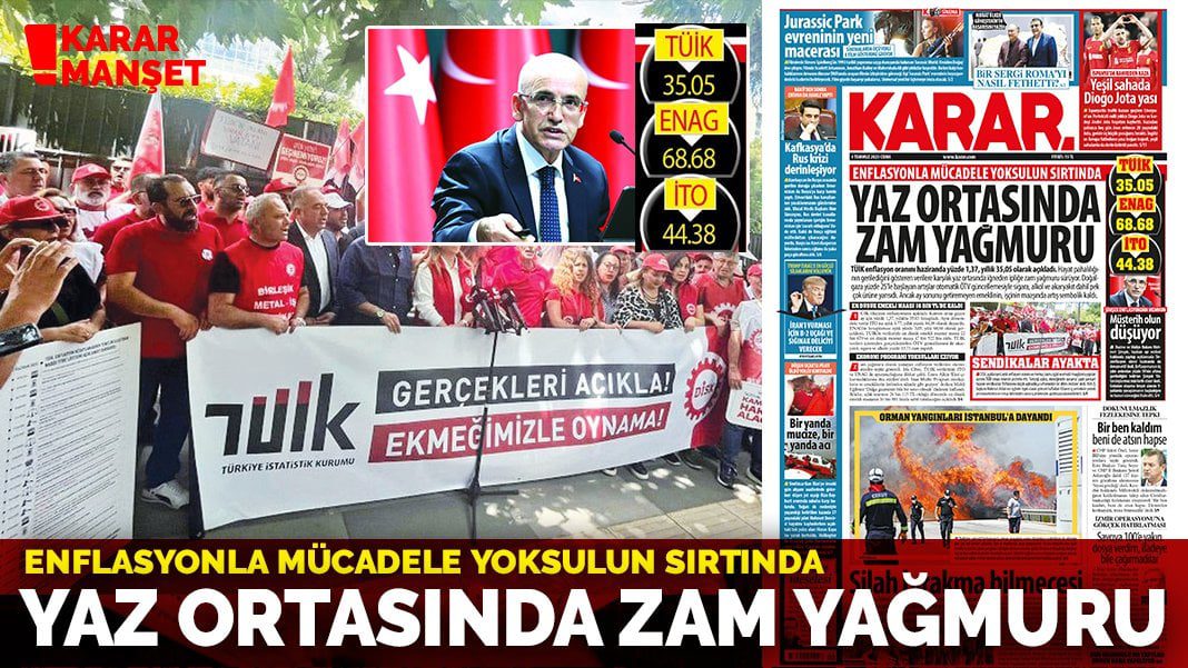 Enflasyonla mücadele yoksulun sırtında: Yaz ortasında zam yağmuru