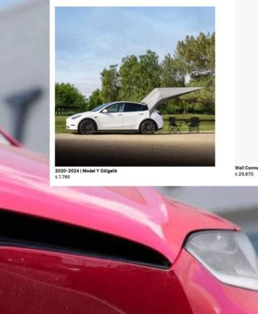 Tesla araç sahiplerine müjde! Çevrimiçi mağaza açıldı: Aracınız için ne ararsanız var
