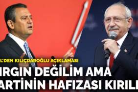 Özel’den Kılıçdaroğlu açıklaması: Kırgın değilim ama partinin hafızası kırıldı