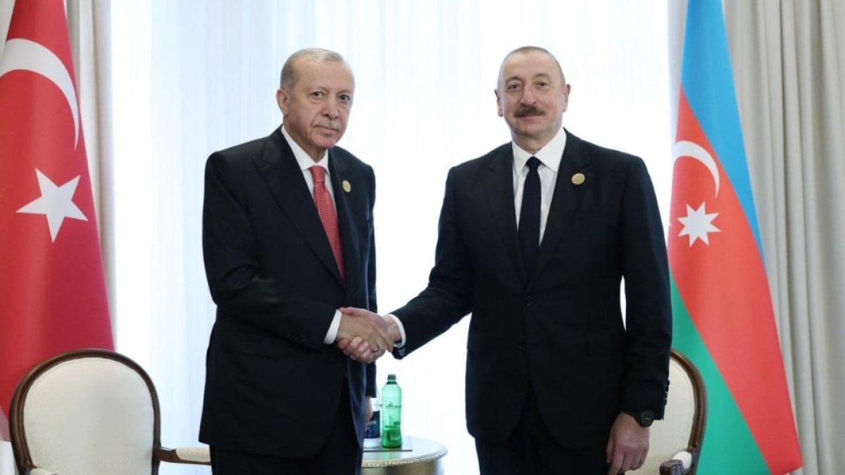 Erdoğan Azerbaycan Cumhurbaşkanı Aliyev ile görüştü