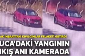 Kaçak inşaattaki kıvılcımlar felaketi getirdi! Buca’daki orman yangınının çıkış anı kamerada