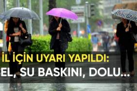 Meteoroloji’den 3 il için ‘kuvvetli yağış’ alarmı! Sel, su baskını ve dolu uyarısı yapıldı