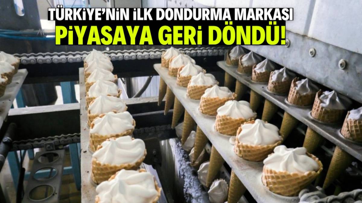 Türkiye’nin ilk dondurma markası piyasalara geri döndü! İflasın kıyısından döndü