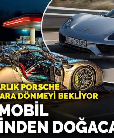 Milyon dolarlık Porsche 918, kelimenin tam anlamıyla küllerinden doğacak