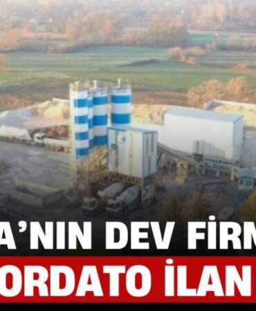 TOGG’un Gemlik’teki tesisi için üretim yapıyordu: Bursa’nın beton devi konkordato ilan etti!