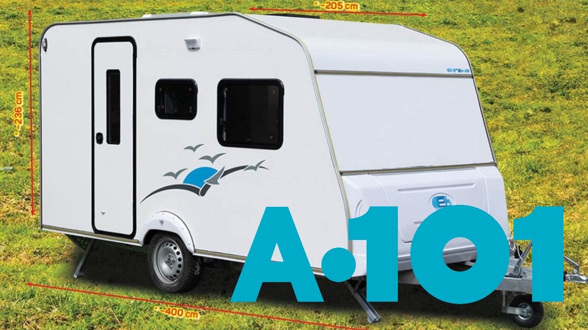 A101 yine karavan satıyor! Fiyatı dudak uçuklatıyor: İşte çekme karavanın özellikleri ve fiyatı