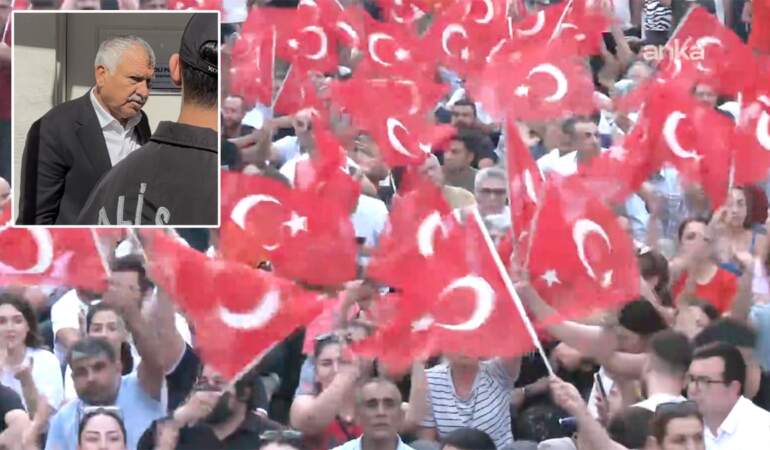 Zeydan Karalar’a destek için oturma eylemi başlatıldı: ‘Zeydan Başkan yalnız değildir’