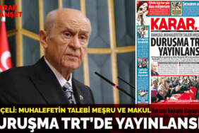 Duruşma TRT’de yayınlansın