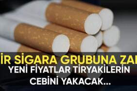 O sigara grubuna dev zam! Tiryakileri üzecek: 5 TL’lik zam yapıldı! O sigara 94 liraya yükseldi
