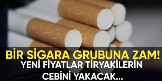 O sigara grubuna dev zam! Tiryakileri üzecek: 5 TL’lik zam yapıldı! O sigara 94 liraya yükseldi