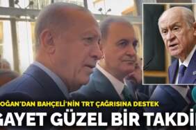 Erdoğan’dan Bahçeli’nin TRT çağrısına destek: Gayet güzel bir takdir