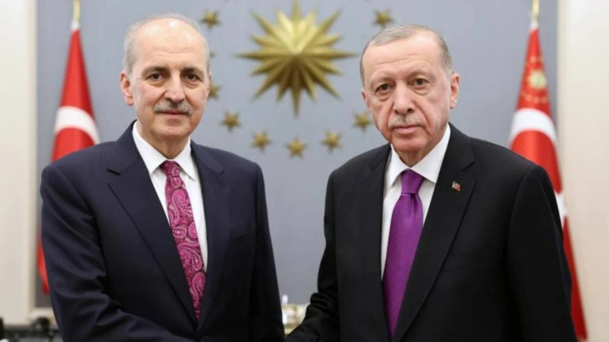 Erdoğan, Kurtulmuş ile bir araya geldi
