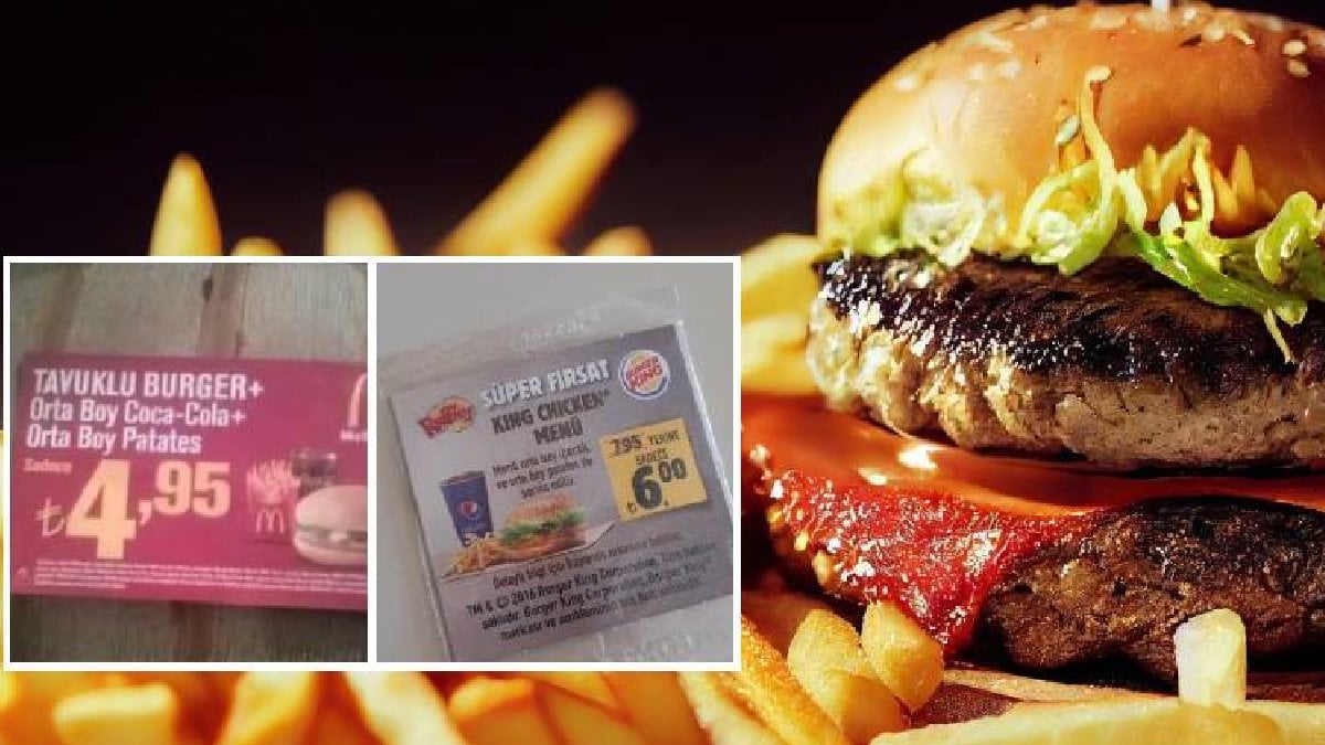 2016’daki Burger fiyatları sosyal medyada gündem oldu: 4,95 liralık menü şimdi 150 lira