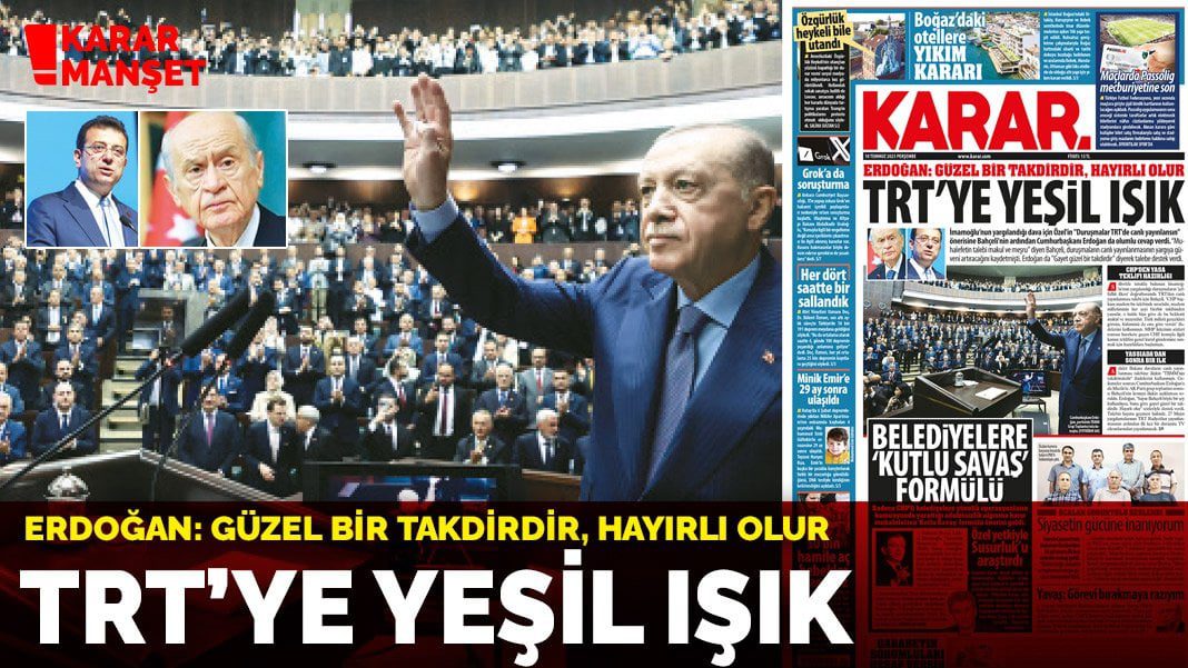 TRT’ye yeşil ışık